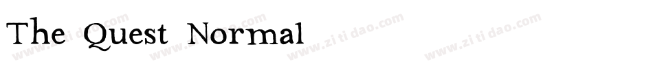 The Quest Normal字体转换